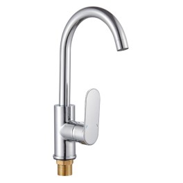 Смеситель для кухни "AQUA dreams" однорычажный с высоким изогнутым изливом Смеситель для кухни "AQUA dreams" однорычажный с высоким изогнутым изливом