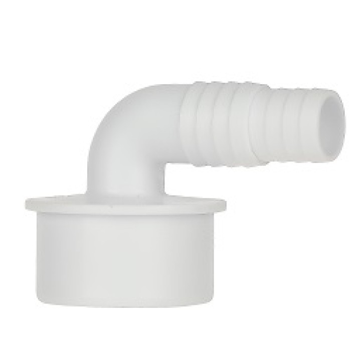 Переходник угловой (адаптер) "VIRPlast" d- 50 мм, для подключения сливного шланга