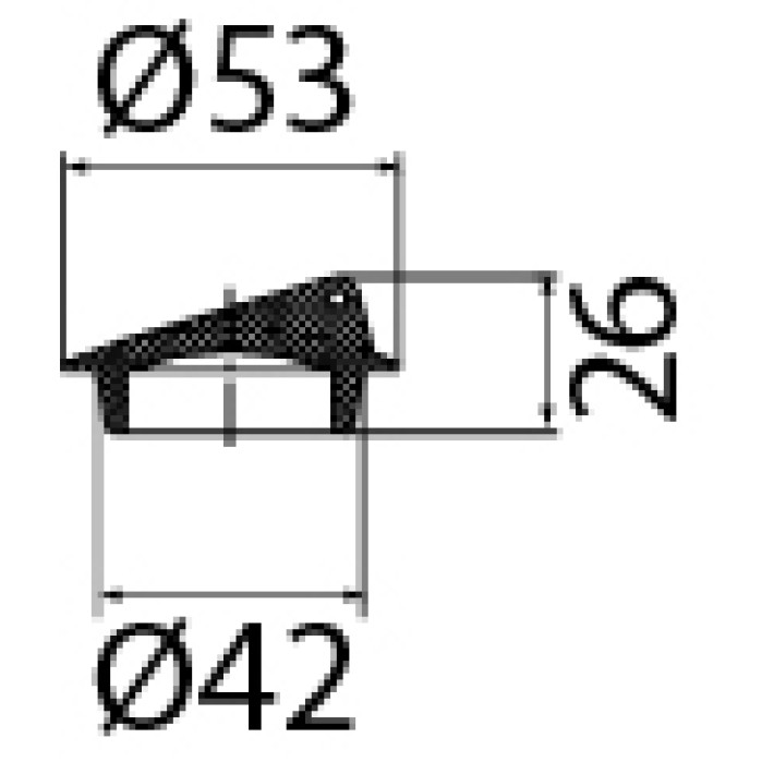 Пробка  "VIRPlast" d- 50 мм, для ванн с нержавеющей чашкой