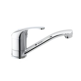 Смеситель для умывальника "Mars Y -19" (Rubineta) однорычажный со средним плоским изливом Смеситель для умывальника "Mars Y -19" (Rubineta) однорычажный со средним плоским изливом