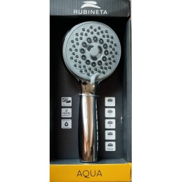 Душевая лейка "Aqua" c переключателем, массажная, хромированная d - 90 мм