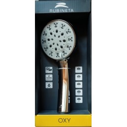 Душевая лейка "Oxy" c переключателем, массажная, хромированная d - 95 мм