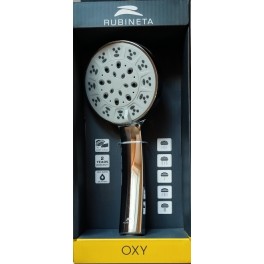 Душевая лейка "Oxy" c переключателем, массажная, хромированная d - 95 мм