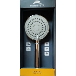 Душевая лейка "Rain" c переключателем, массажная, хромированная d - 100 мм