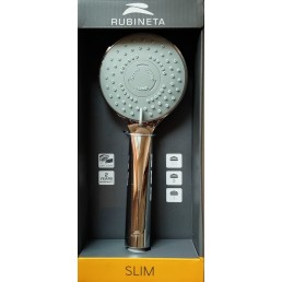 Душевая лейка "Slim" c переключателем, массажная, хромированная d - 92 мм