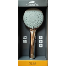 Душевая лейка "Slim" c переключателем, массажная, хромированная d - 92 мм