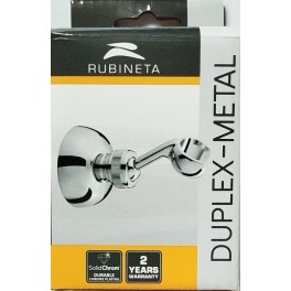 Держатель  "Duplex metal" для душевой лейки "Rubineta" цинковый