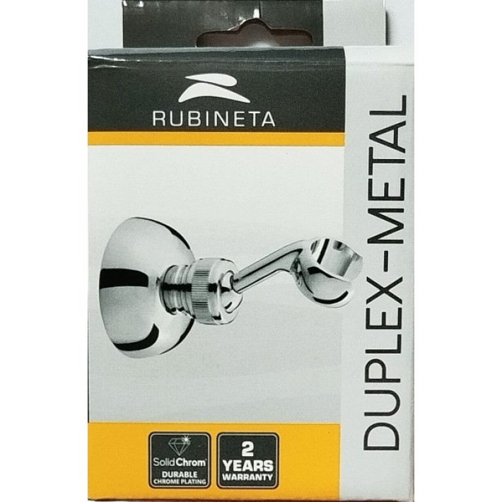 Держатель  "Duplex metal" для душевой лейки "Rubineta" цинковый