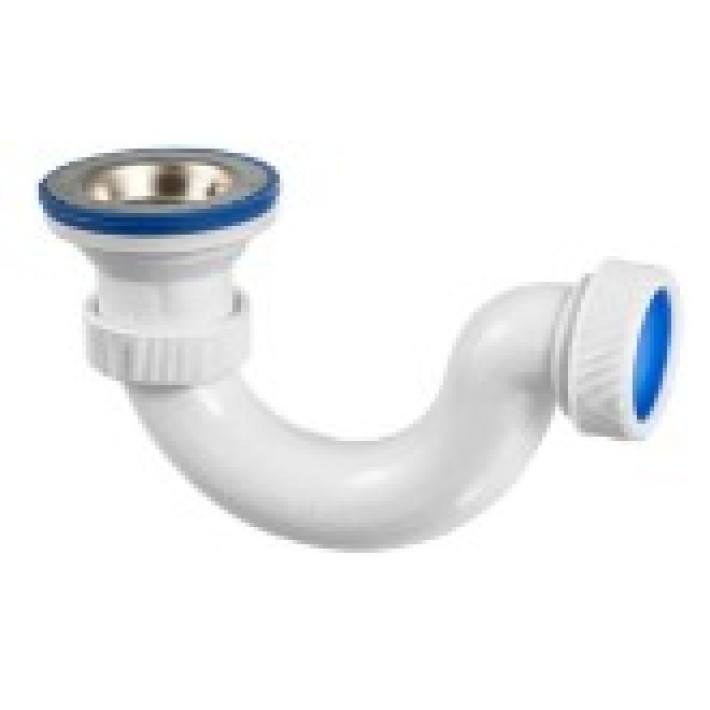 Сифон "Мини Элит" для душевого поддона с нержавеющей чашкой  d- 70 мм,  d- 50 х 40 мм