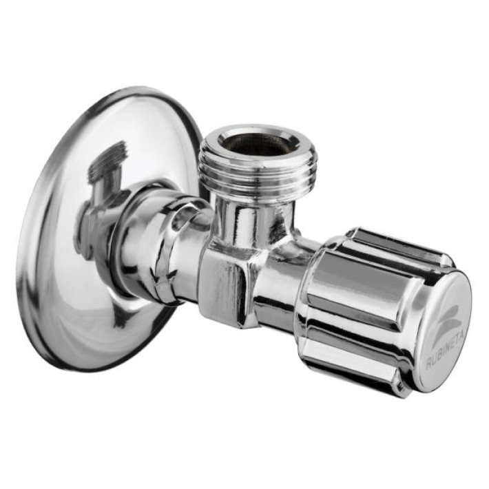 Вентиль угловой "Rubineta"  M1/2"хМ3/4" с наружной резьбой 