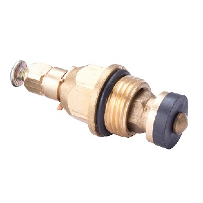 Кран-букса  "Rubineta"  3/8" (7х7) квадрат,  полуоборотный  для смесителя  